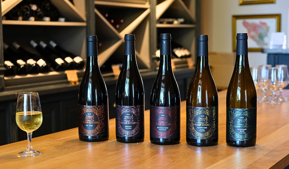 Château de Champs-Renard Beaujolais dégustaion de vins